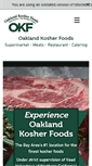 Mobile Screenshot of oaklandkosherfoods.com